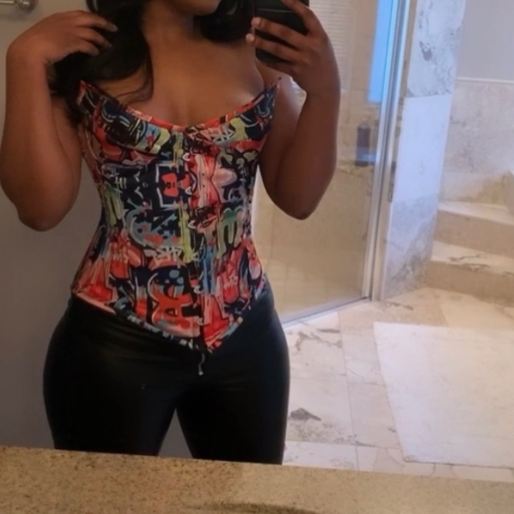 Graffiti Corset